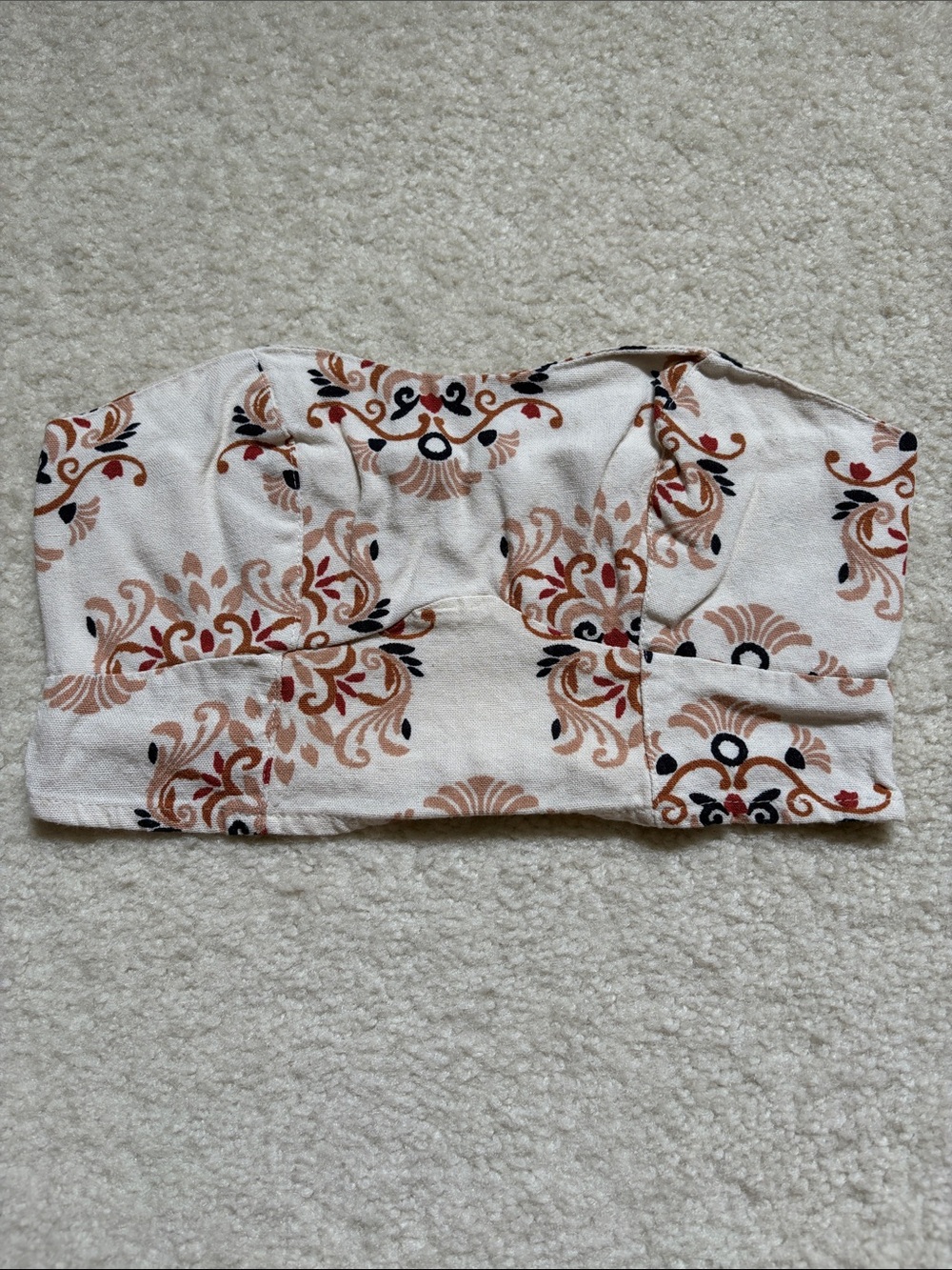 Pink Woman Bandeau Top